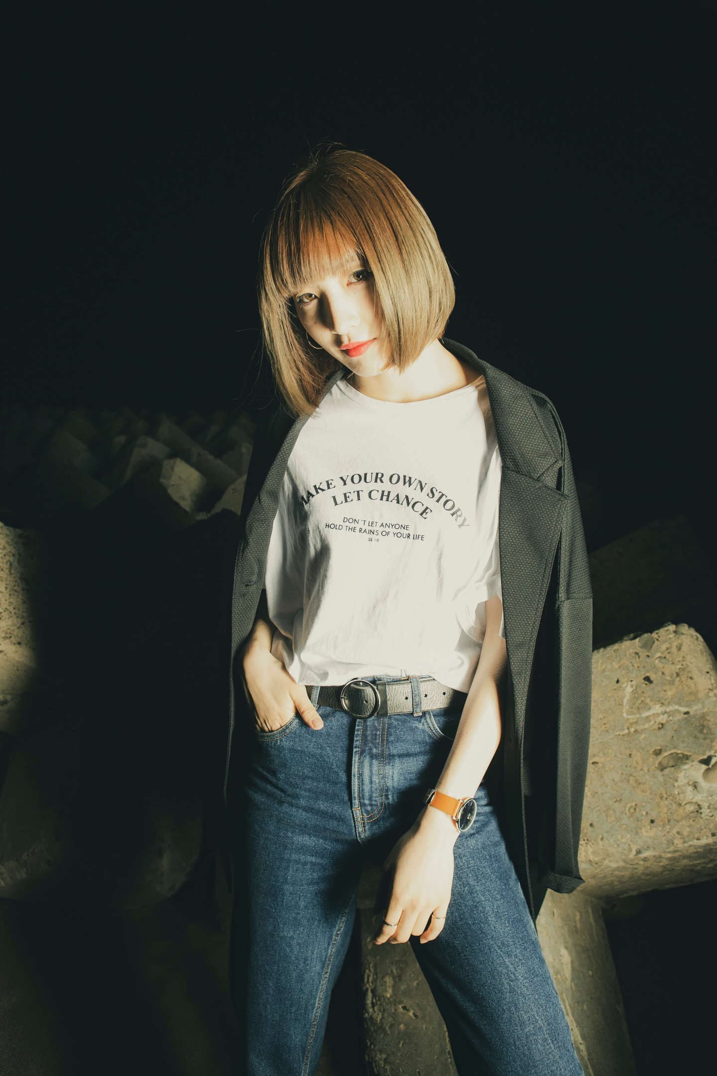 ボブのストレートパーマ