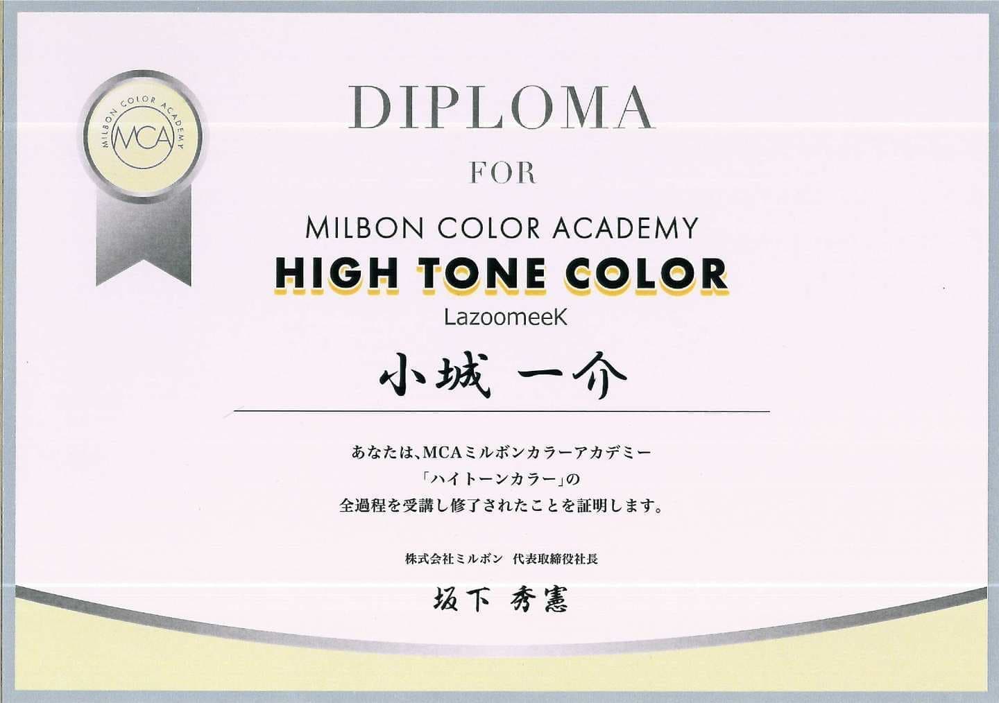 ハイトーンカラー